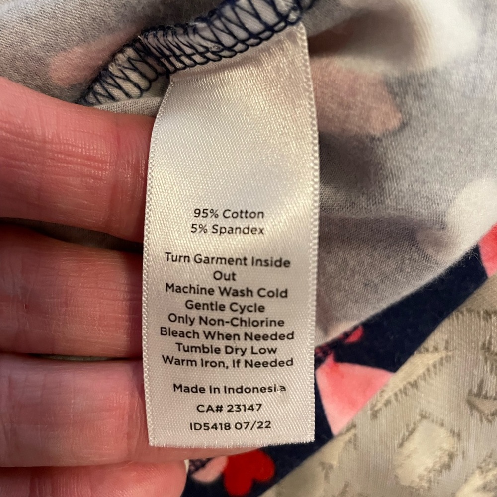 Talbots novelty long sleeve t-shirt with hearts - Picture 4 of 4